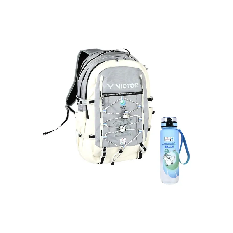 VICTOR Sudan Cup Collection Badminton Racket Bags Backpack Lunar Rock Gray Unisex-5