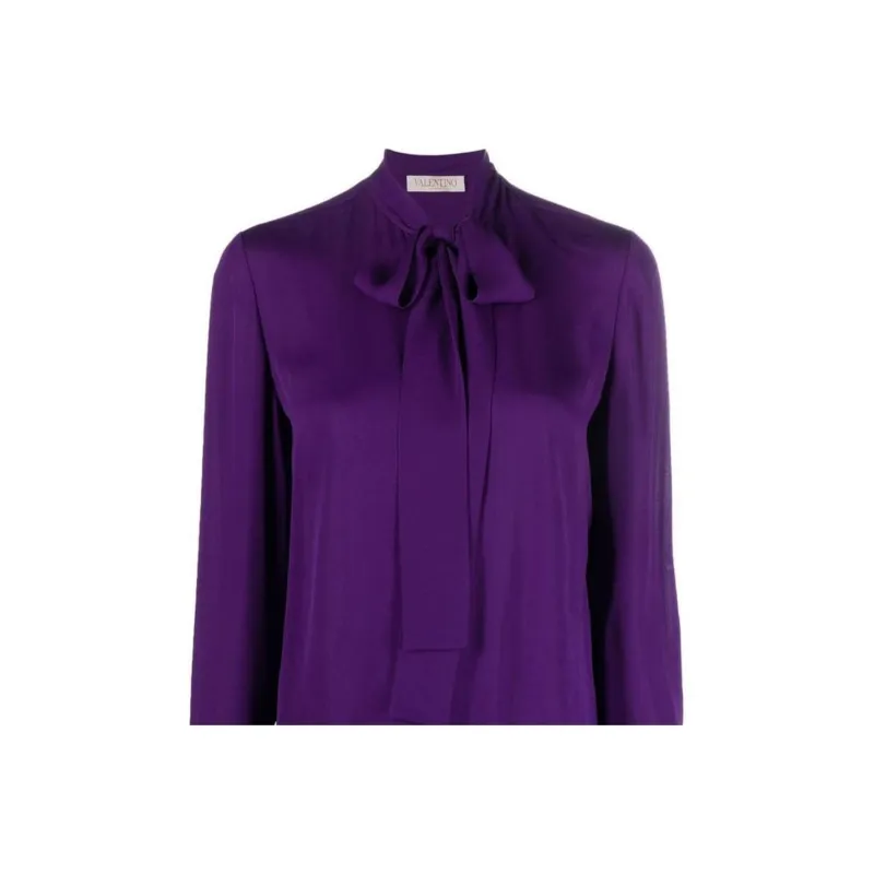 Valentino Shirt Women's Dark Purple-2