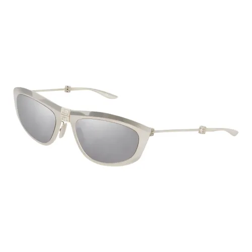 givenchy sneaker Metal Rectangular Sunglasses Women's Silver