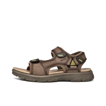 Wen Nai Beach Sandals Men's Dark Brown