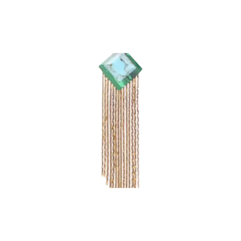 FENDI 20th Century Plated Enamel Mismatched Drop Push Back Earrings Costume Earrings-2