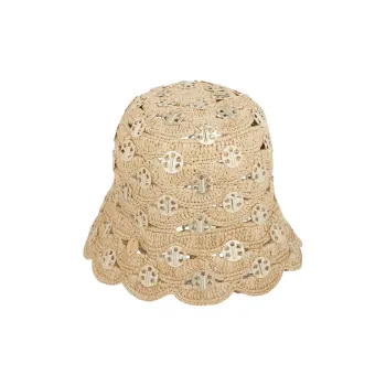 Paco Rabanne Bucket Hats Women's Sand