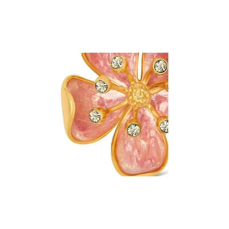 Oscar De La Renta Cherry Blossom Brooch-1