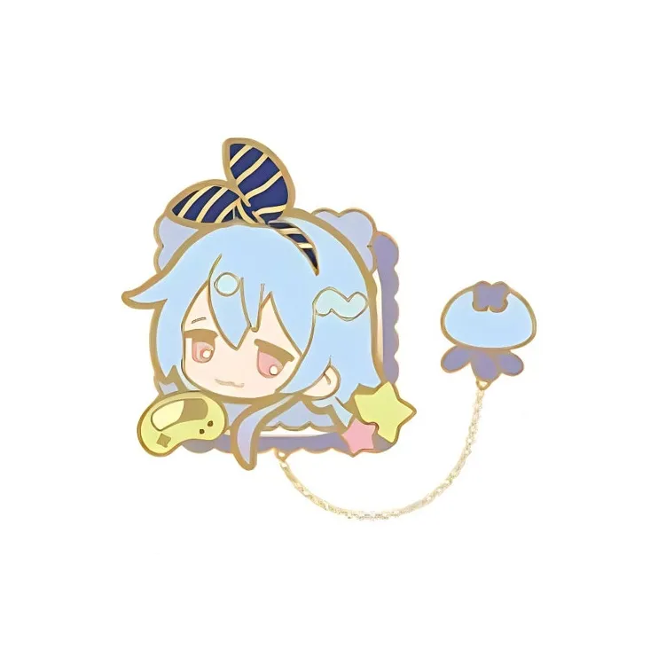 MINISO x Arknights Amiya, Able, Aqua Moon, Yu, Eyjafjalla Velvet Dream Fantasy Conference Badges-2