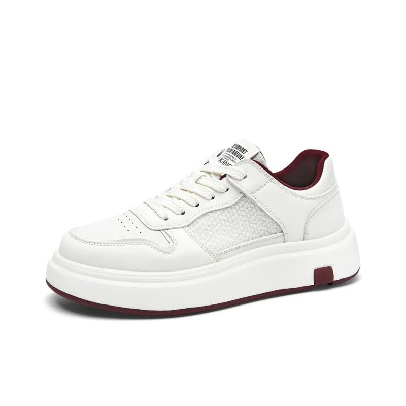 AOKANG Slip Resistant Lightweight Height Increasing Low Top Skateboard Shoes Men's-4