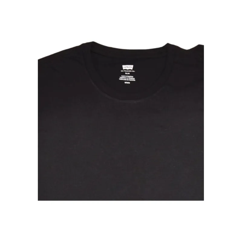 Levis T Shirts Men Black-3