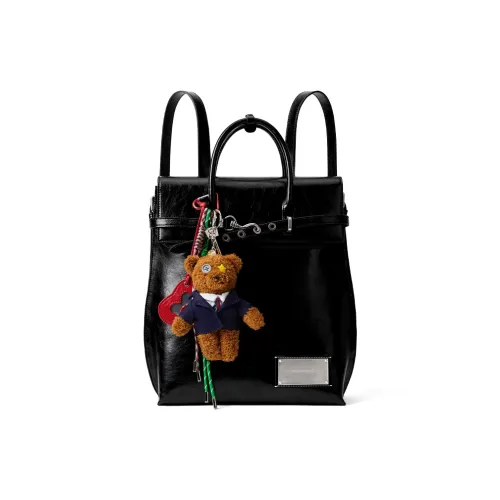 MCMIKO Polyurethane Synthetic Leather backpack weave Regular Women's Multicolor
