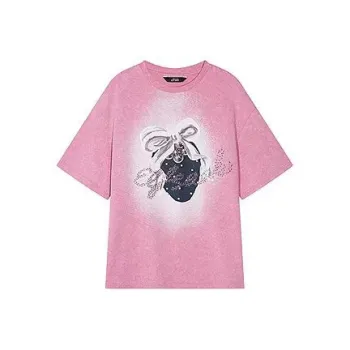 ABCMININ Drop Shoulder Sleeve T Shirt Women's