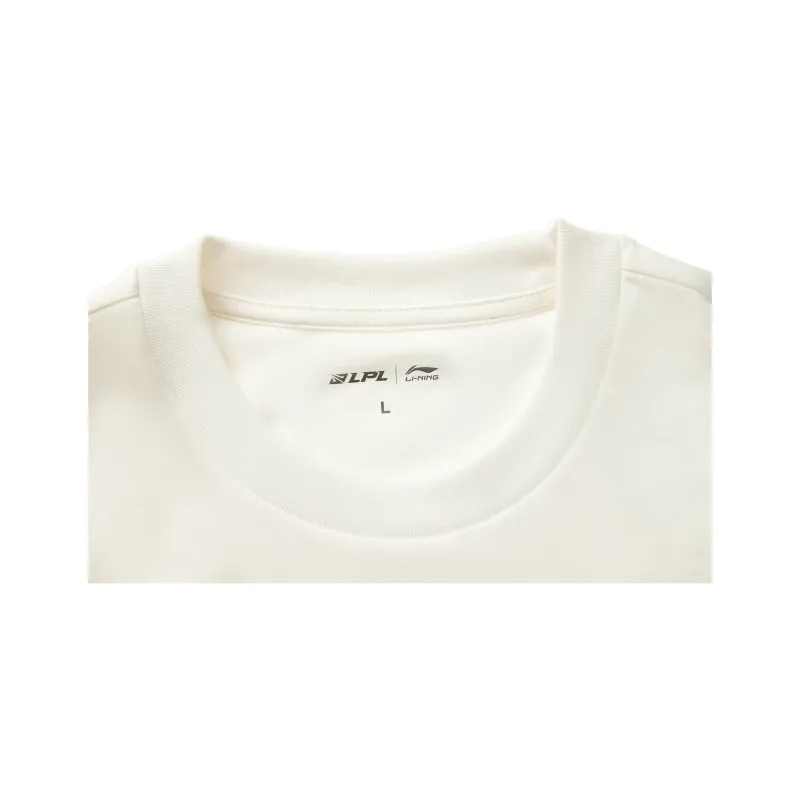 LiNing x LEAGUE OF LEGENDS Sports Life Collection T Shirt Men's Ecru-2