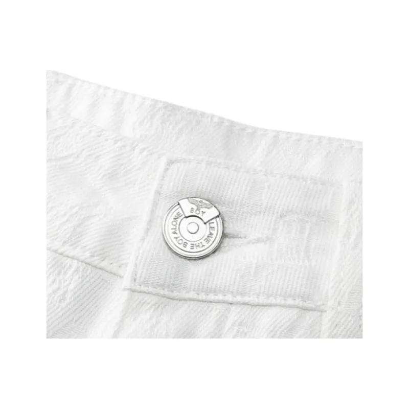 Boy London Denim Shorts Women's White-3