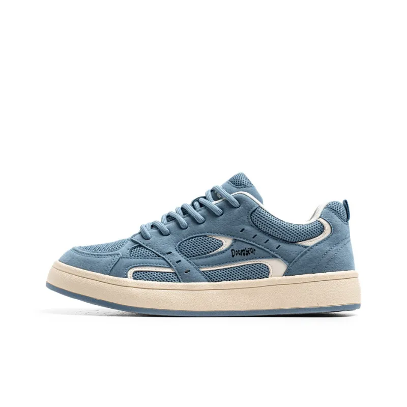 Budding Bear Height Increasing Abrasion Resistant Lightweight Breathable Slip Resistant Low Top Skateboard Shoes Men's-1