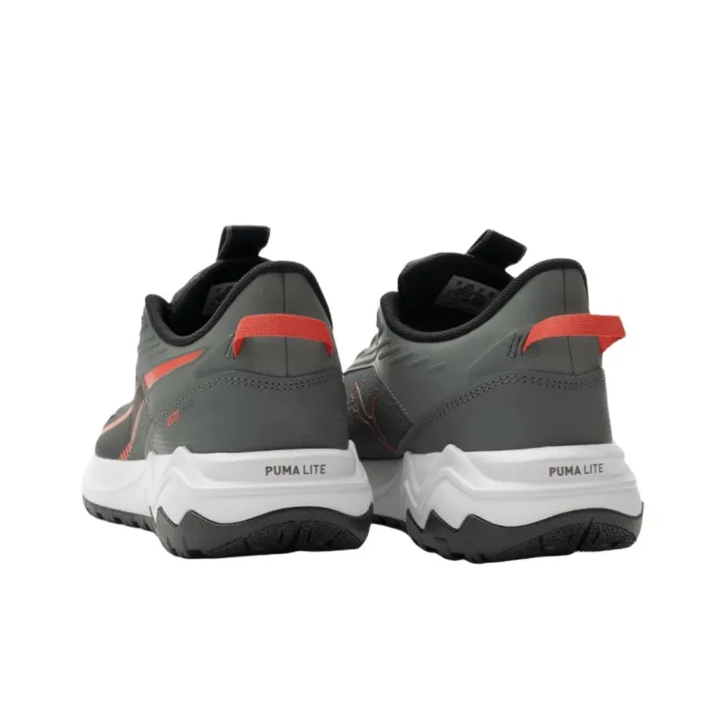 PUMA Extend Lite Trail Anti Slip Wear Resistant Low Top Casual Running Shoes Men's Gray-2