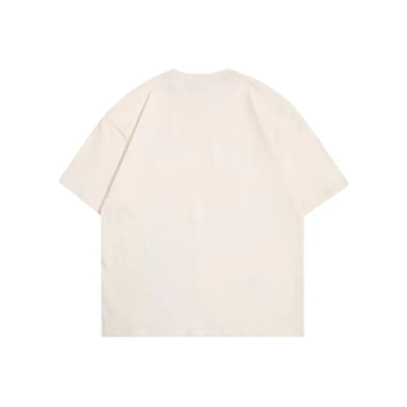 YINLEI T Shirts Unisex Ecru-1
