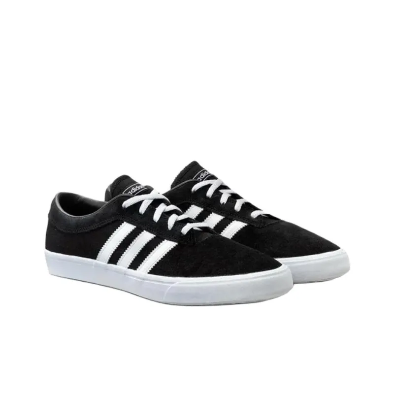 Adidas Originals Anti Slip Wear Resistant Low Top Skateboard Shoes Women's Black White-1