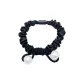 Pearl High-Rebound Small Bow Hair Tie 1 Pack (Black)