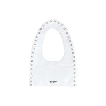 Gimaguas Leather Handbag Mini Women's White