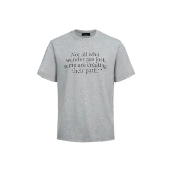 TERRA INCOGNITA T Shirt Unisex Gray