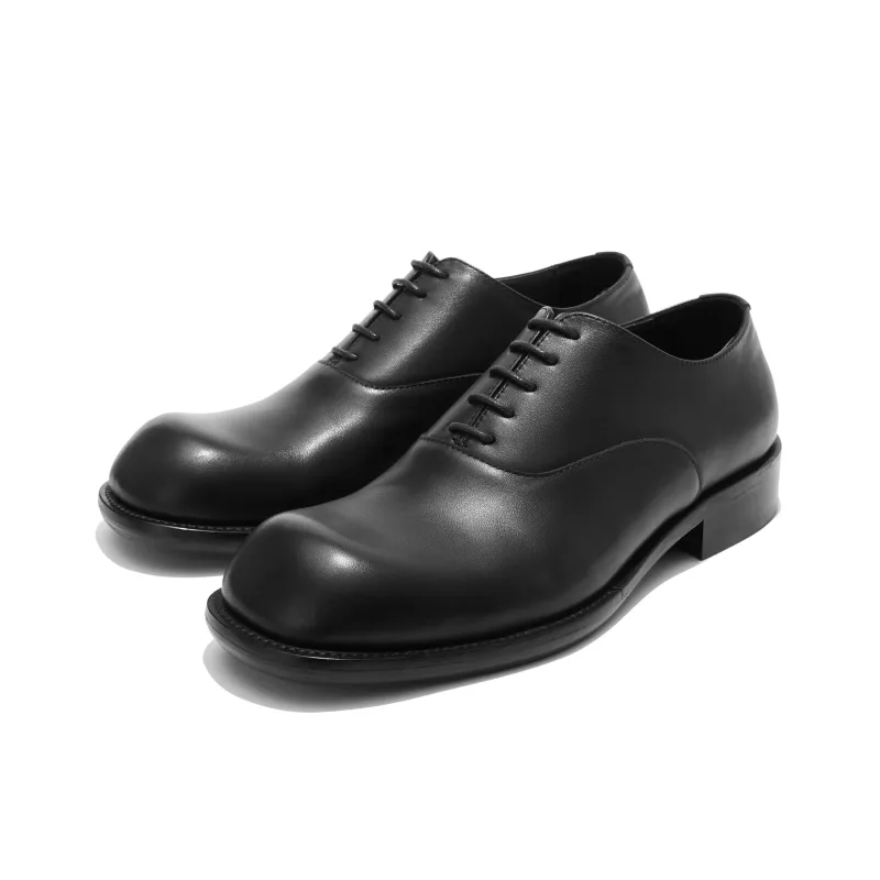 TAICHIISM Men's Casual Shoes Men Low Top Washed Black-8