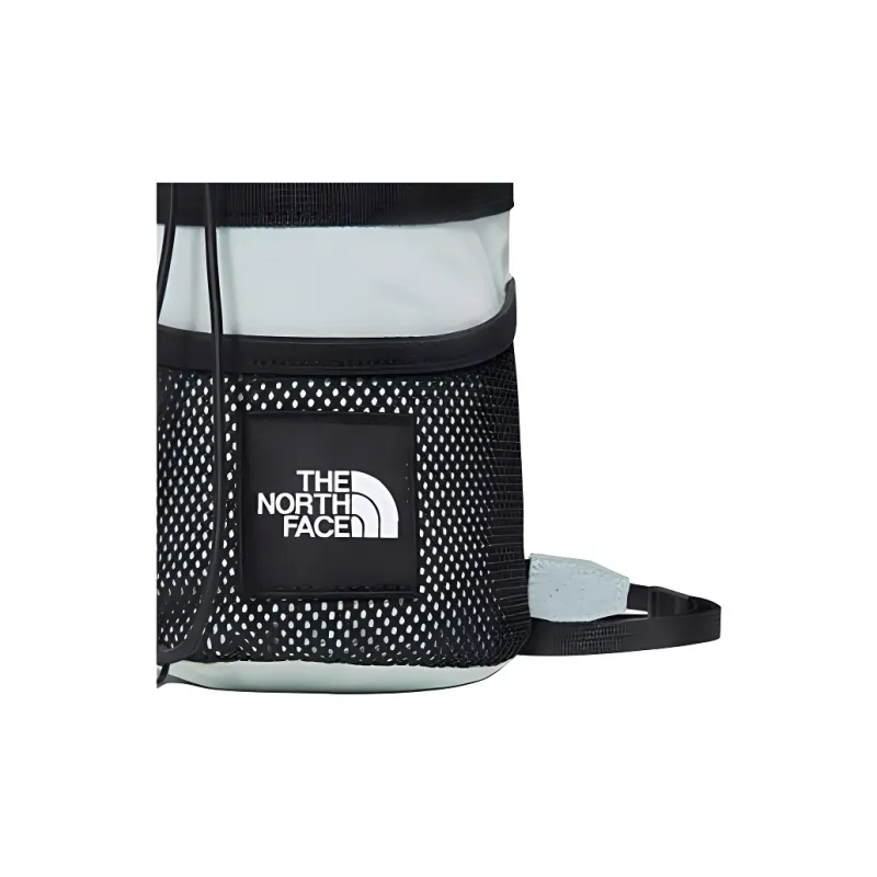 THE NORTH FACE Recycled Nylon Crossbody Bag Shoulder Bag Women's Black With Mustard Blue Accents-4