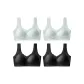4 Pack (Mint Green 2+Black 2)