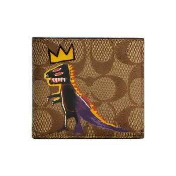 Jean michel Basquiat X COACH Coin Wallet Wallets