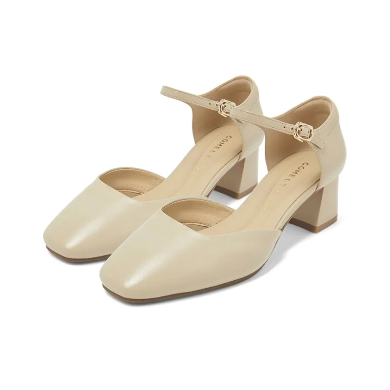 COMELY Chunky Heel High Heels Women's-7