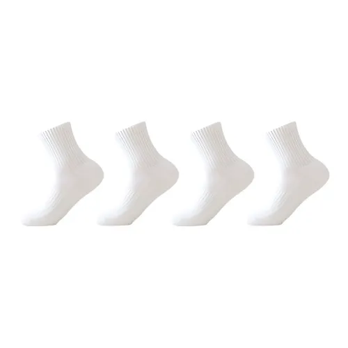 MIIOW Mid Calf Socks Men's 4 Pack