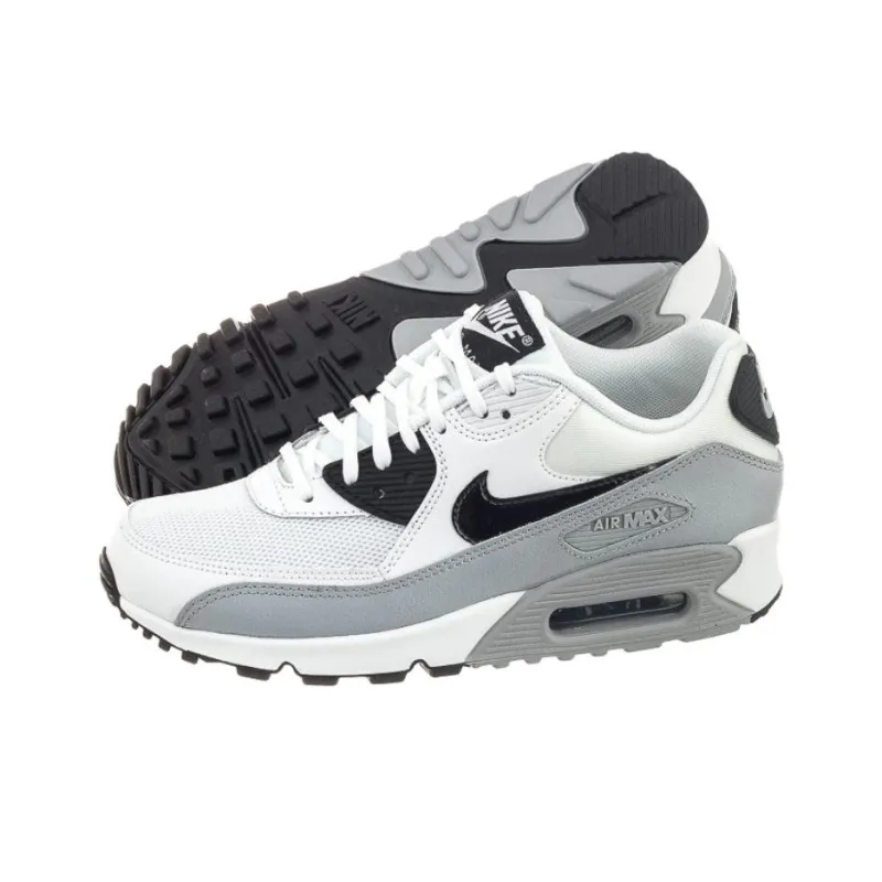Nike Air Max 90 Anti Slip Wear Resistant Low Top Running Shoes Women's Black-6