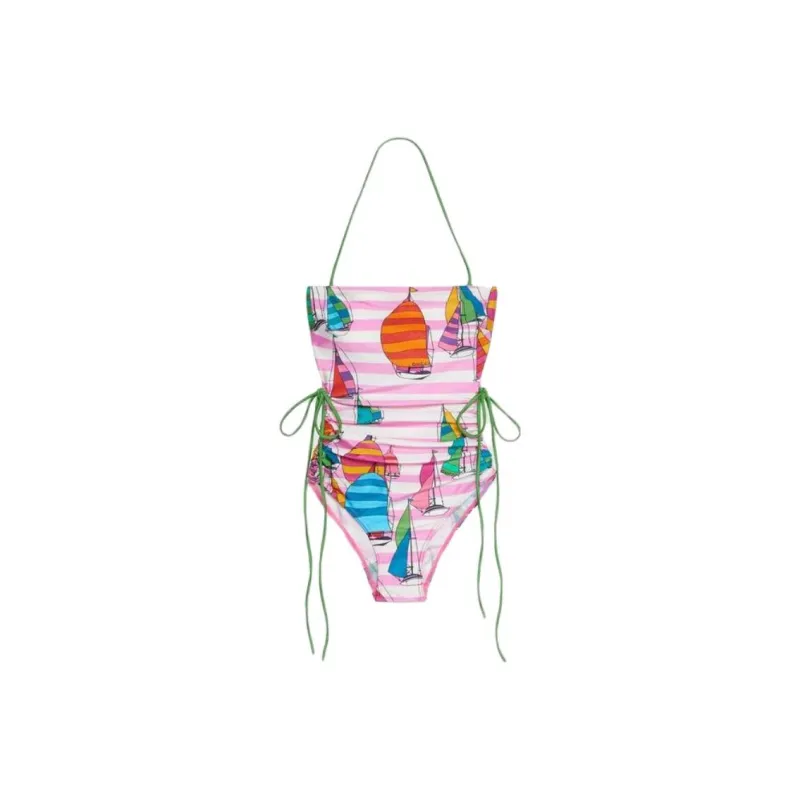 GUCCI One-piece Swimsuit Women's Pink-0