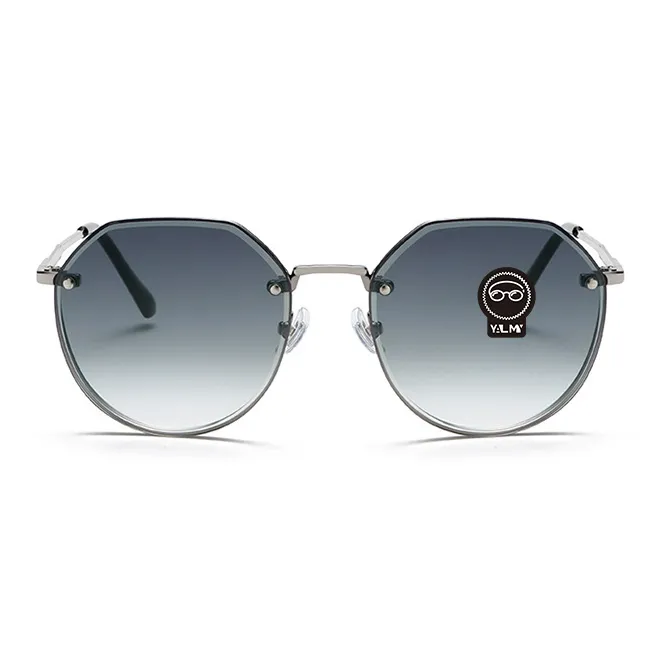 YALMY Metal Irregular Shape Sunglasses Women's-5