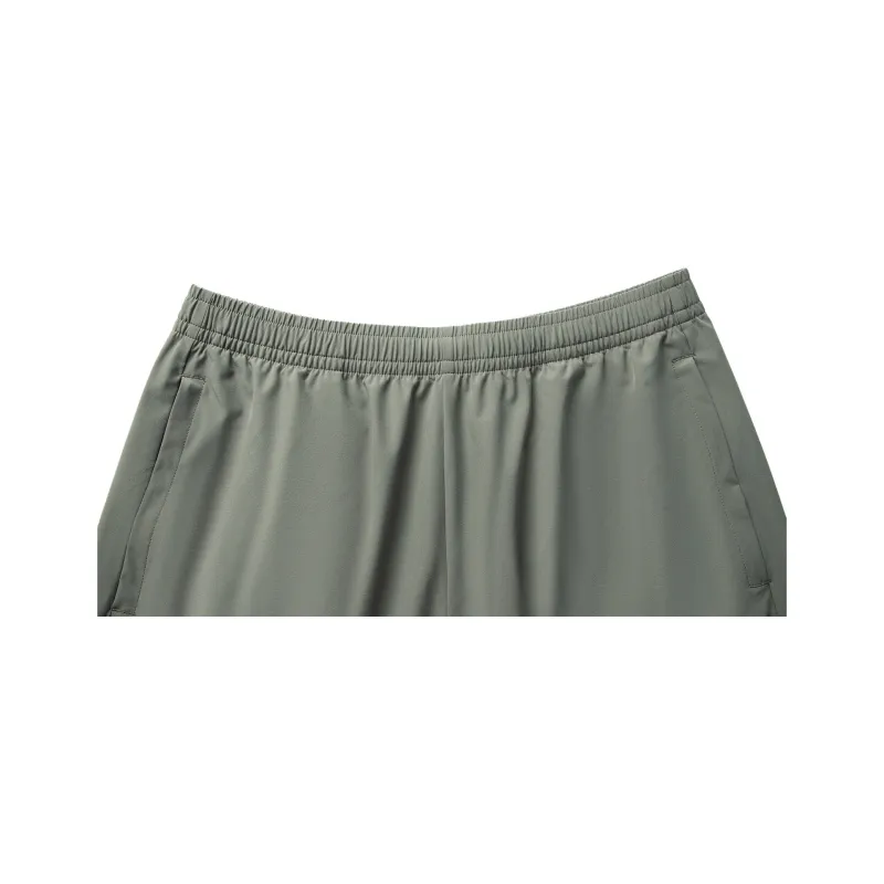 LiNing Fitness Series Sports Shorts Men's Snail Smoky Green-4