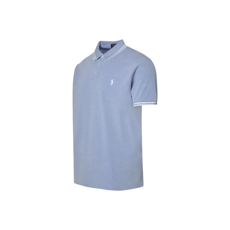 Polo Ralph Lauren Striped Edge Pique Short Sleeved Polo Shirt-2