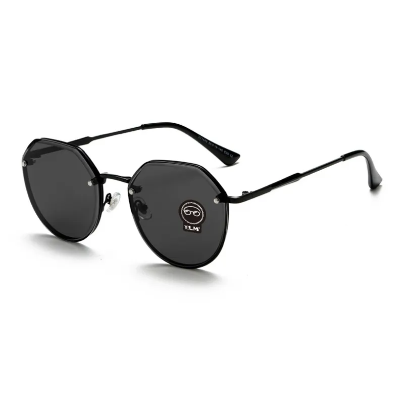 YALMY Metal Irregular Shape Sunglasses Women's-0