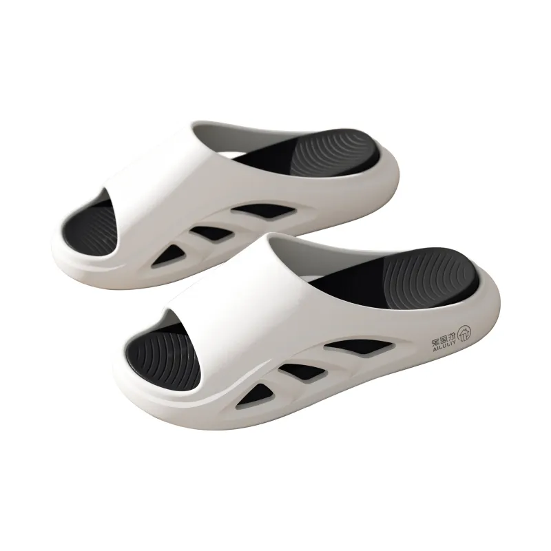 Stay At Home Double Layer Thickened Outdoor Beach Walking Slippers-0
