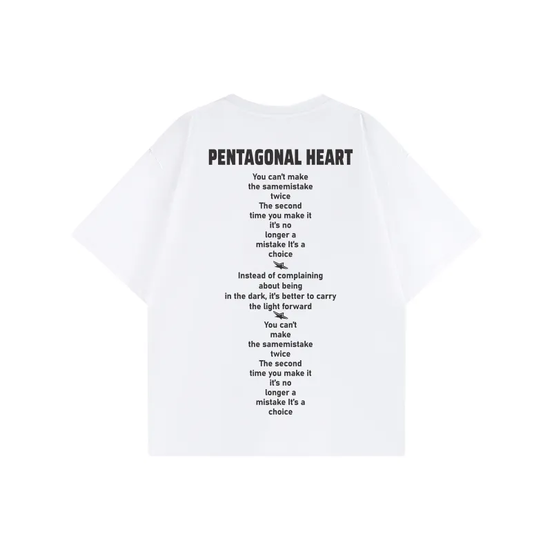 PENTAGONAL HEART T Shirt Unisex-5