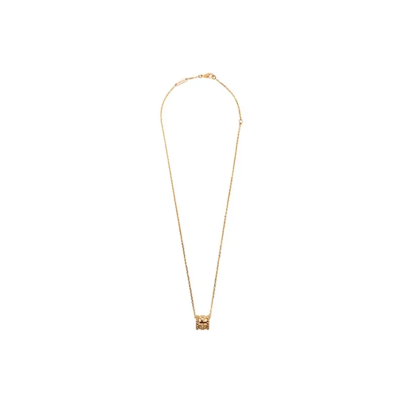 Van Cleef & Arpels Perlee Clovers Karat Gold Necklaces Women's-2