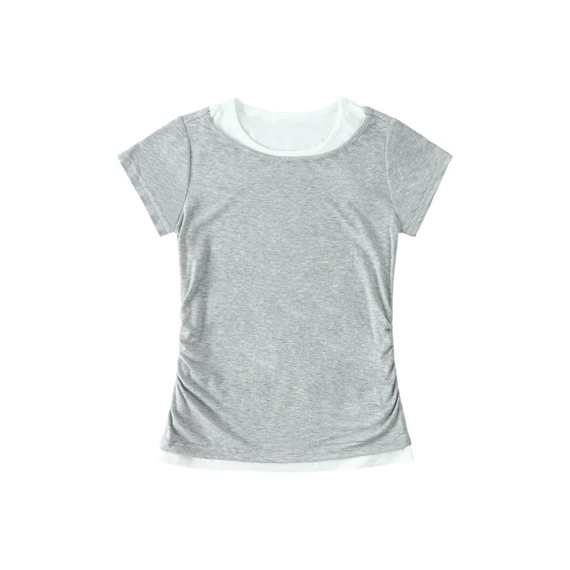 LADY IDEAL T Shirts Women's Gray-0