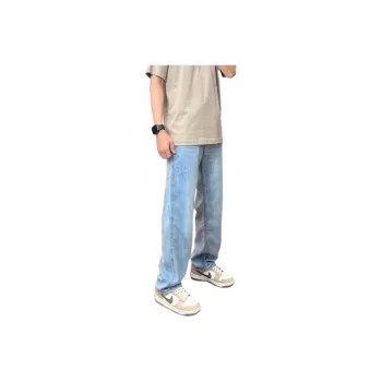 BENGEN Jeans Unisex Blue
