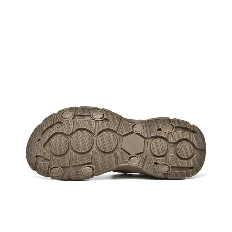 Wen Nai Beach Sandals Men's Light Brown-3