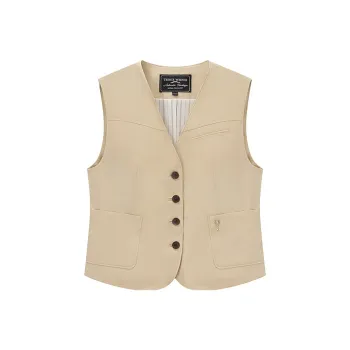 Teenie Weenie Vests Women's Khaki