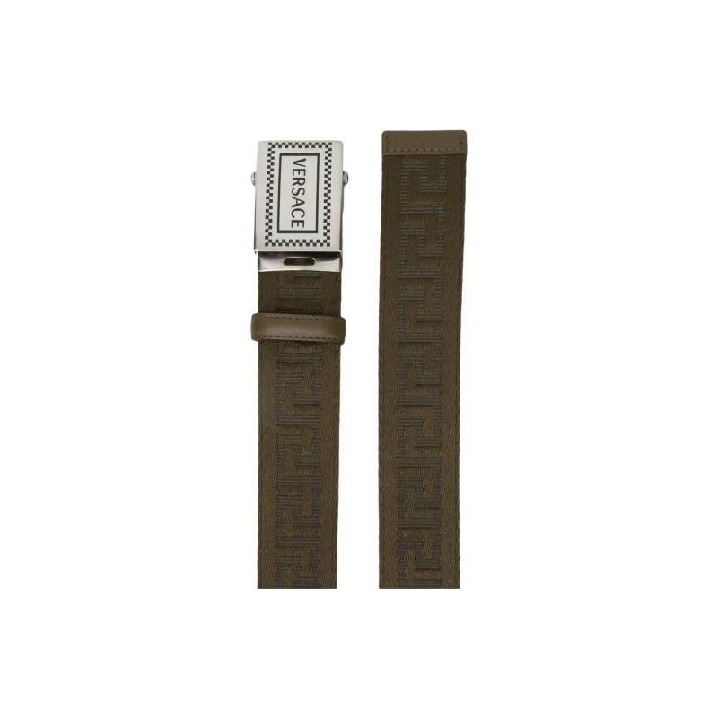 FANSIZHE Polyester Belt Men's Green 4CM-1