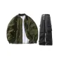 Clothing Set (Army Green Top+Black Pants)