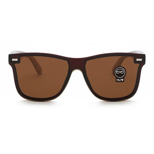 YALMY TR/Memory Plastic Square Sunglasses Men's-3