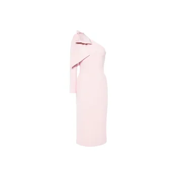 REBECCA VALLANCE Annabelle One-shoulder Midi Dress