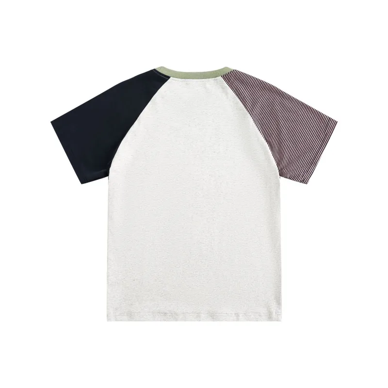 Vine Color Raglan Sleeve T Shirt Women's-3