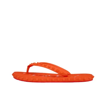 CL LUBOTING Loubi Flip Flops Women's Orange