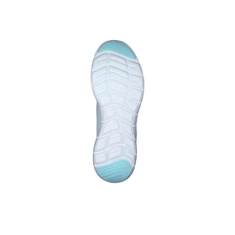 Skechers Flex Appeal 5.0 Anti Slip Wear Resistant Low Top Casual Running Shoes Women's Light Blue Green-4