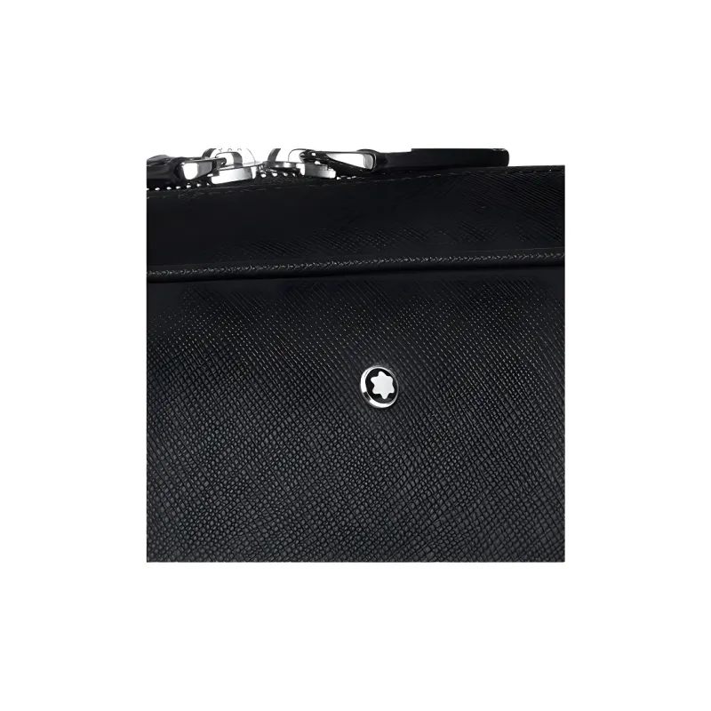 MONTBLANC Logo Handbag Unisex Black-4