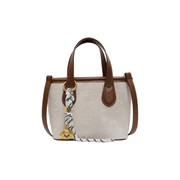 TOUTSEUL YOLO PU Crossbody One Shoulder Handbag Women's Ecru/Pink/Green/Silver/Black