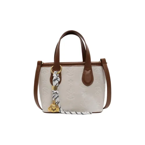 TOUTSEUL YOLO PU Crossbody One Shoulder Handbag Women's Ecru/Pink/Green/Silver/Black